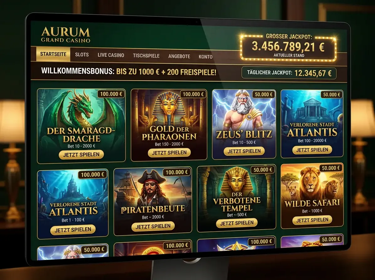 Unique — Spielsaal und Angebot